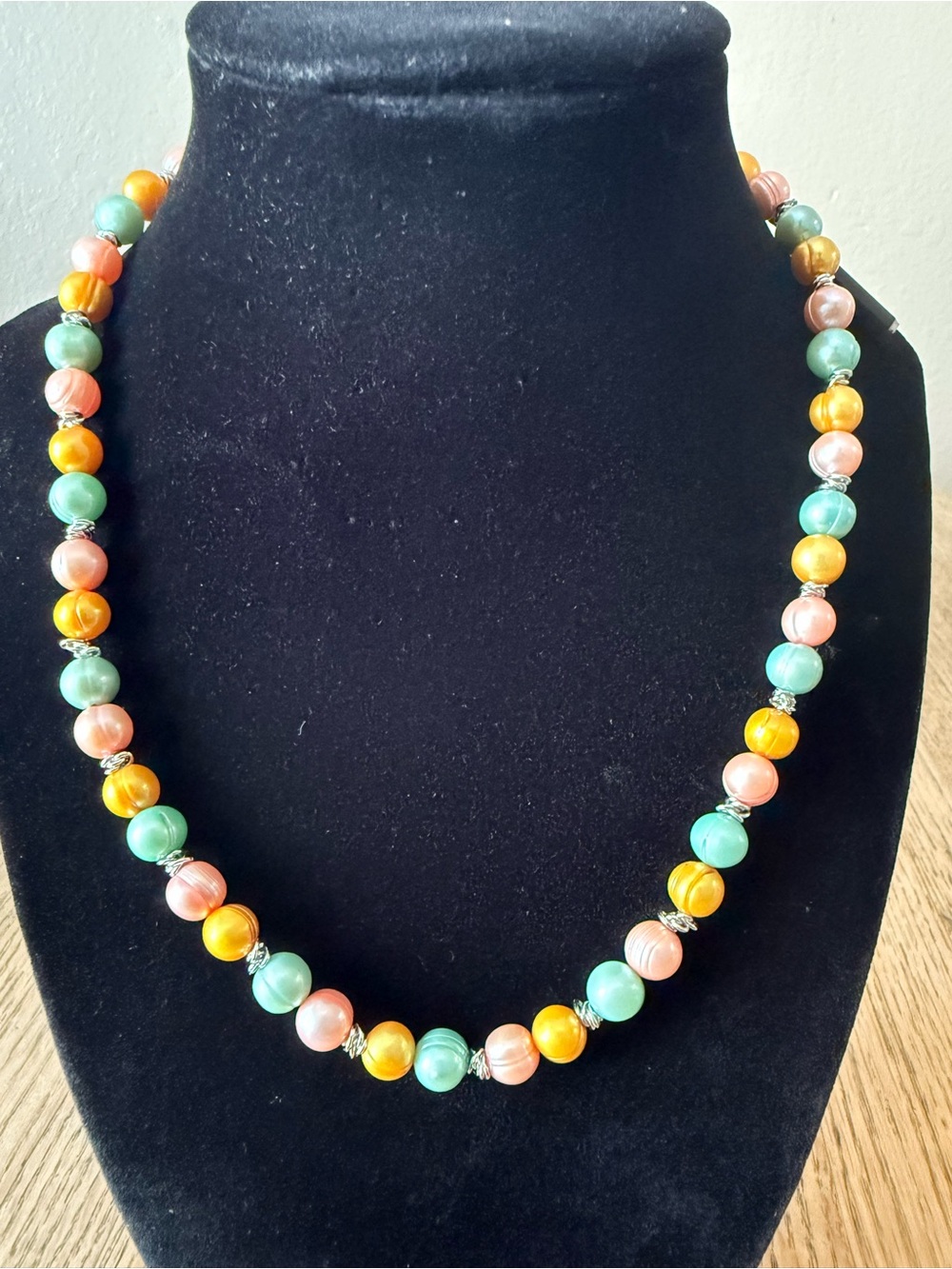 Honora 925 multicolor cultured freshwater pearl necklace 18 inches long